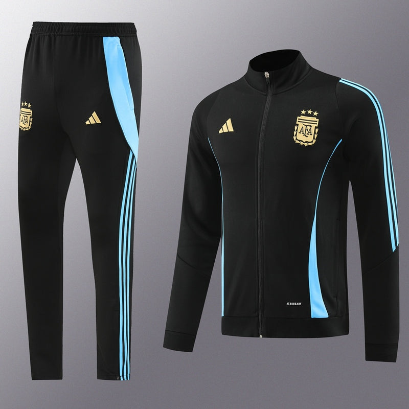 Argentina Training Tracksuit Black Sky Blue