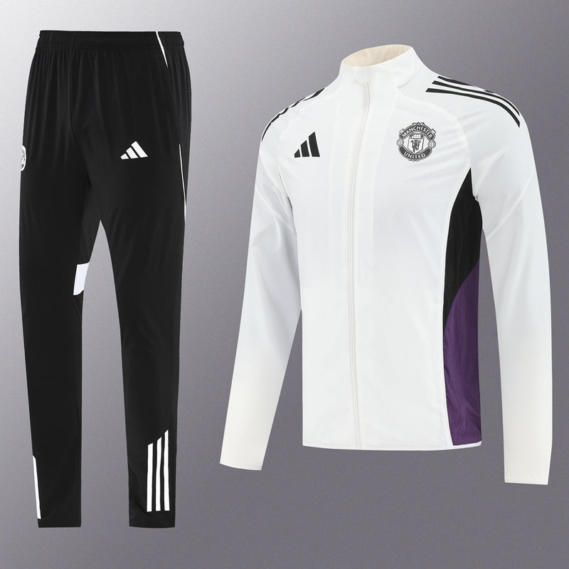 Manchester United Training Tracksuit WhiteBlack