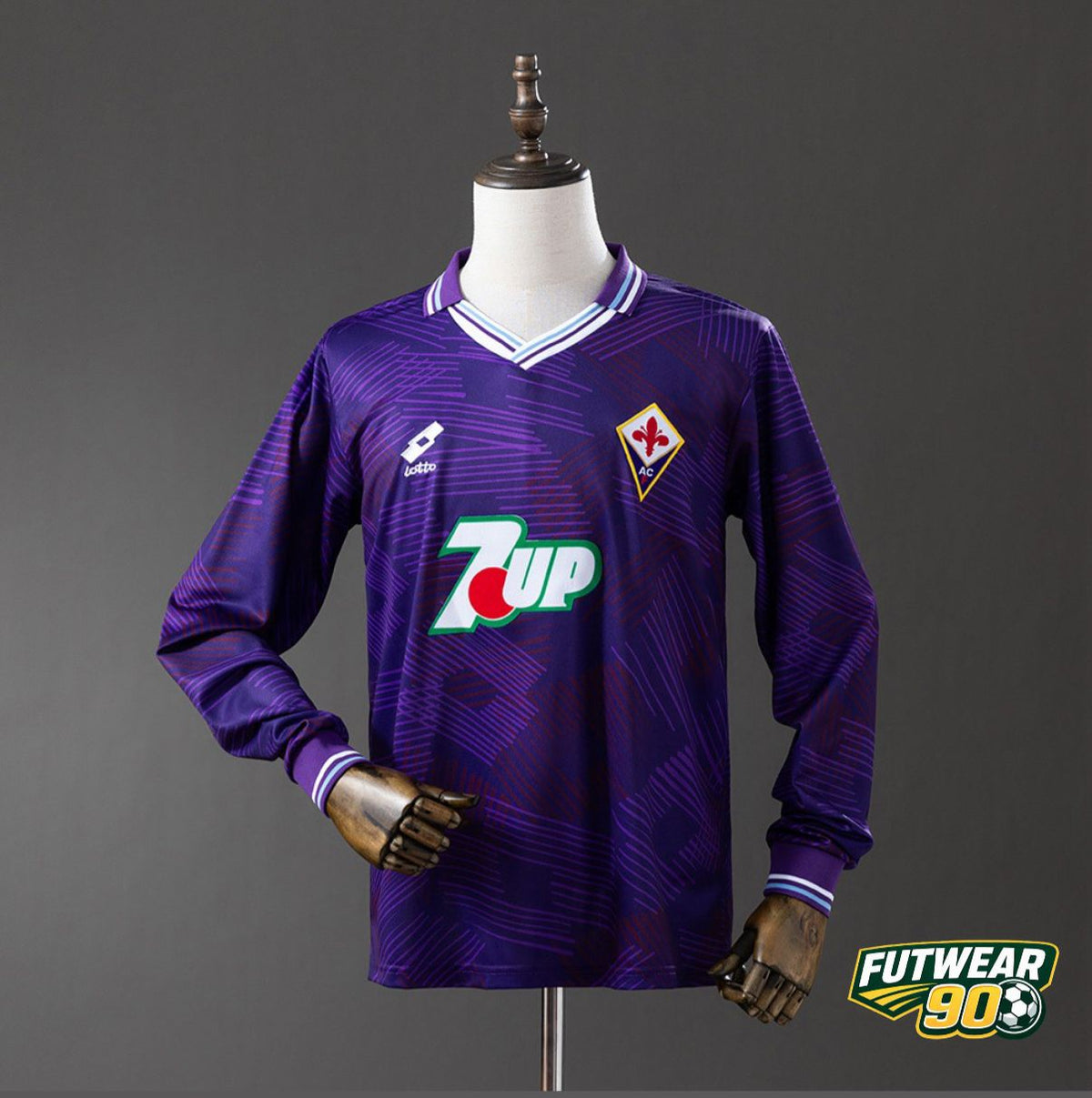 Fiorentina 98/99 Retro Home Long Sleeve