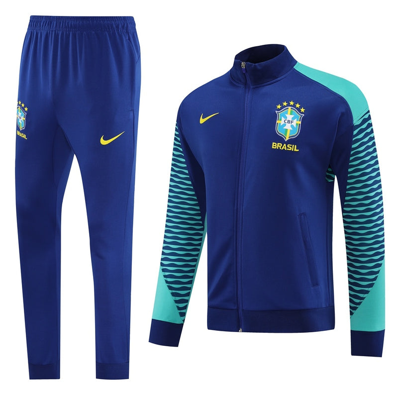 Brasil Training Tracksuit Blue Teal