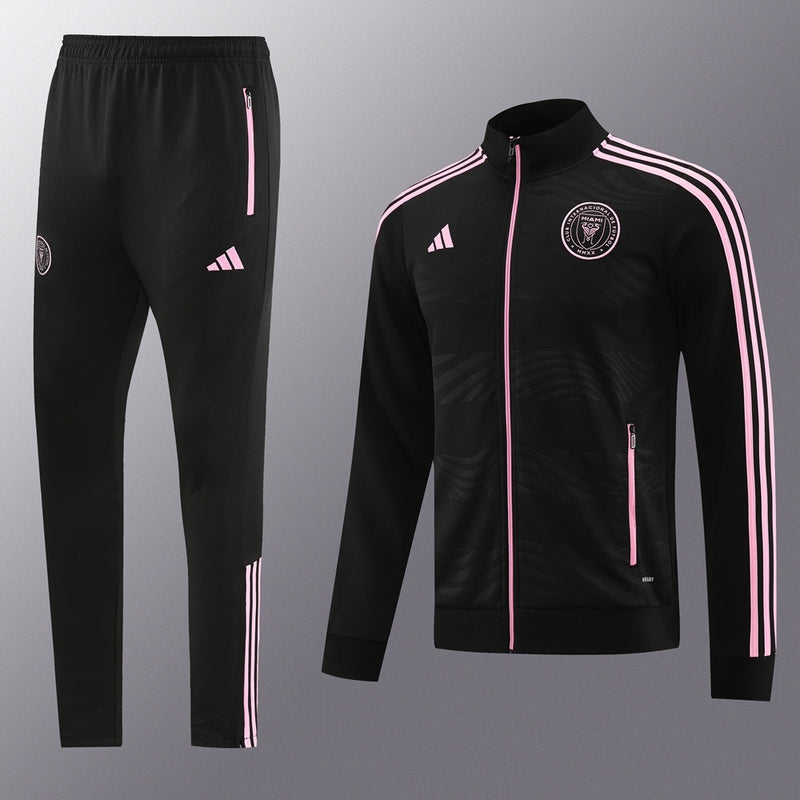 Inter Miami Training Tracksuit Black Pink