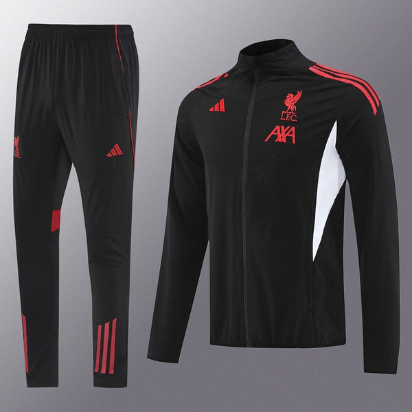 Liverpool Training Tracksuit Black Red