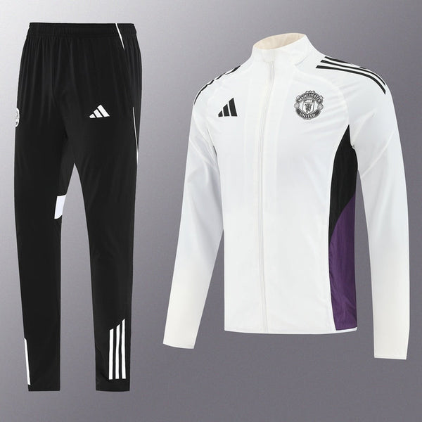 Manchester United Training Tracksuit WhiteBlack