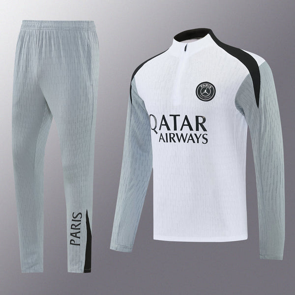 PSG Training Tracksuit White Grey