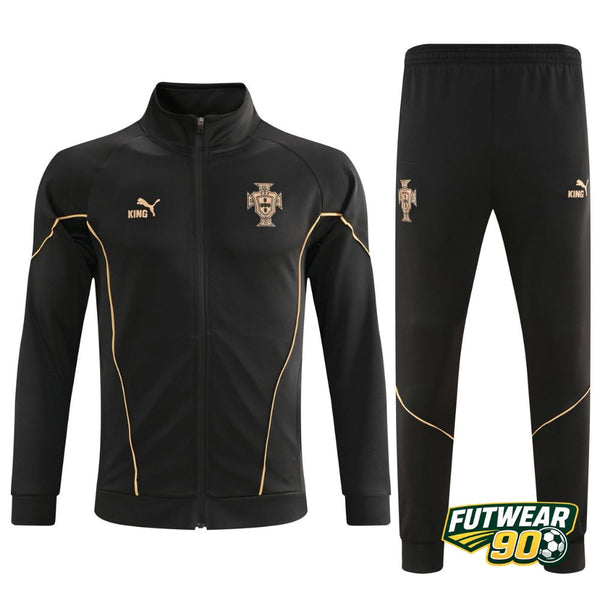 Portugal Black Gold Premium Tracksuit