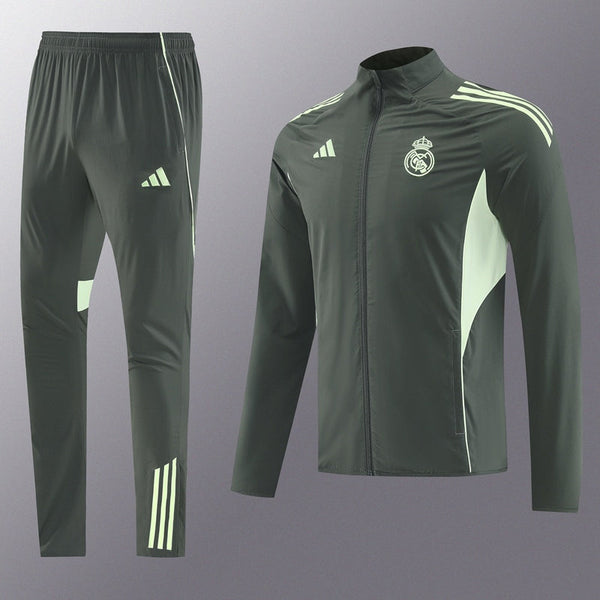 Real Madrid Training Tracksuit Dark Grey